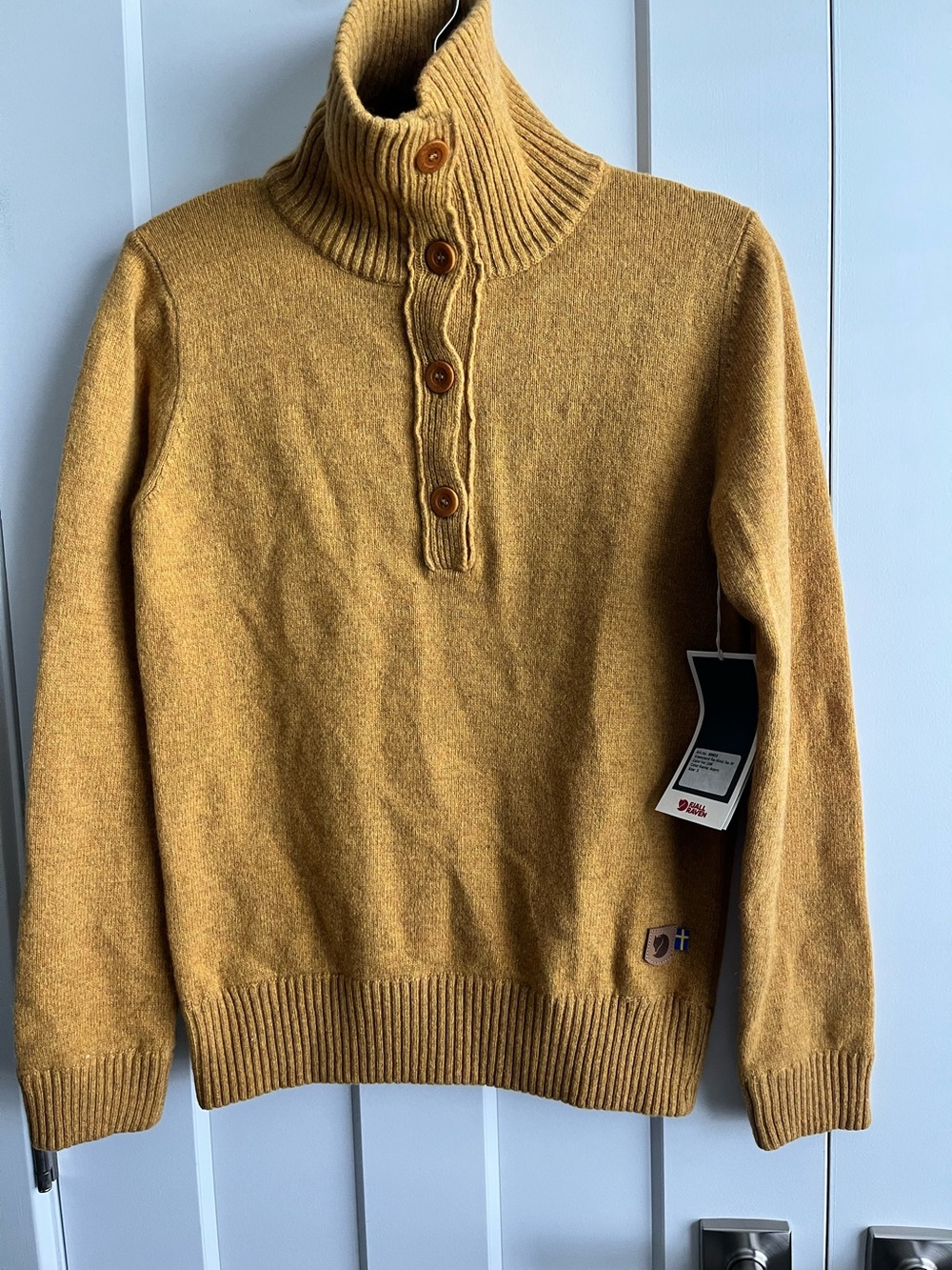 Fjallraven Acorn Wool Blend Re-Wool Greenland Sweater Sz S